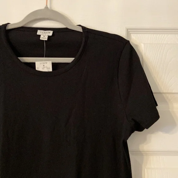 J.Crew Black 100% Cotton Dress size M length 35” bust 36” brand new with tag - Picture 2 of 9